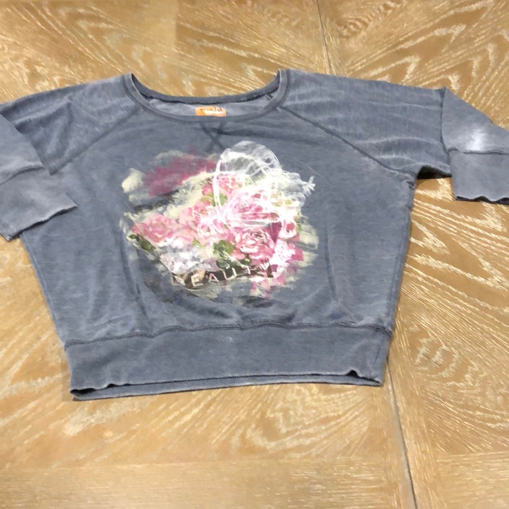 Mudd 1/2 sleeve lightweight sweatshirt L